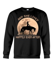 She Lived Happily Crewneck Sweatshirt thumbnail