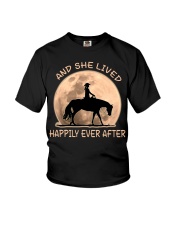 She Lived Happily Youth T-Shirt thumbnail