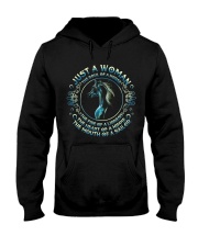Just A Woman Hooded Sweatshirt thumbnail