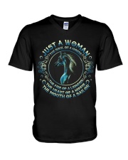 Just A Woman V-Neck T-Shirt thumbnail