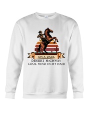 On A Dark Desert Highway Crewneck Sweatshirt tile