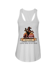 On A Dark Desert Highway Ladies Flowy Tank tile