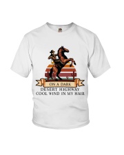 On A Dark Desert Highway Youth T-Shirt tile