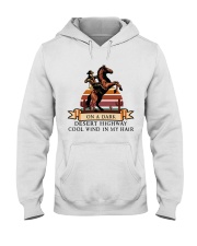 On A Dark Desert Highway Hooded Sweatshirt front