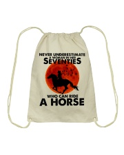 Who Can Ride A Horse Drawstring Bag tile