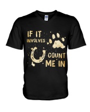 Count Me In V-Neck T-Shirt thumbnail