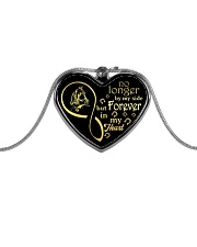 Forever In My Heart Metallic Heart Necklace front