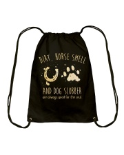 Dirt Horse Smell Drawstring Bag thumbnail