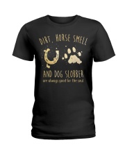 Dirt Horse Smell Ladies T-Shirt thumbnail