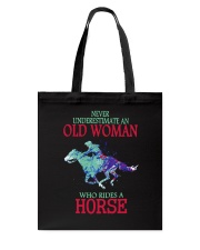 Never Underestimate Tote Bag tile