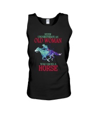 Never Underestimate Unisex Tank tile