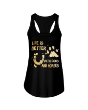 Life Is Better Ladies Flowy Tank thumbnail
