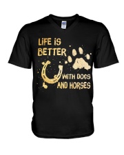 Life Is Better V-Neck T-Shirt thumbnail