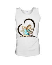 Dogs And Horses Unisex Tank tile