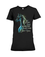 Live Like Someone Premium Fit Ladies Tee tile