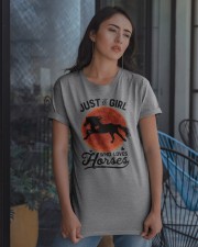 Just A Girl Loves Horses Classic T-Shirt apparel-classic-tshirt-lifestyle-08