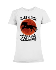Just A Girl Loves Horses Premium Fit Ladies Tee tile