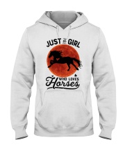 Just A Girl Loves Horses Hooded Sweatshirt tile