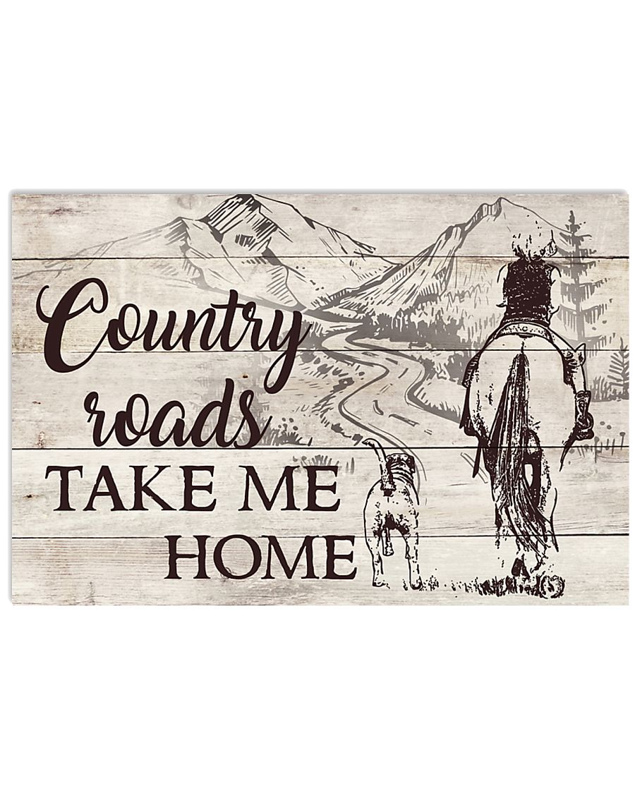 Country Roads 17x11 Poster