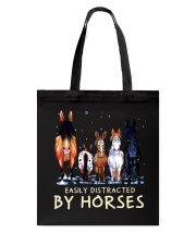 Easily Distracted By Horses Tote Bag tile