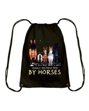 Easily Distracted By Horses Drawstring Bag tile