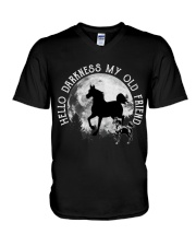 Hello Darkness My Old Friend V-Neck T-Shirt tile