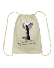 Forget Glass Slippers Drawstring Bag tile