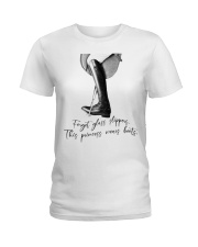 Forget Glass Slippers Ladies T-Shirt tile