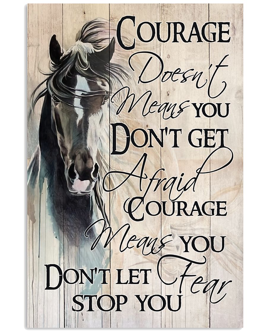 Don't Let Fear Stop You 11x17 Poster