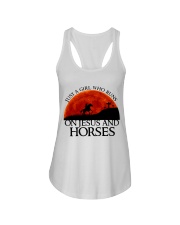 Just A Girl Ladies Flowy Tank tile