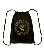 God Made A Horse Drawstring Bag thumbnail