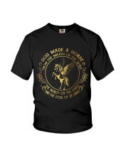 God Made A Horse Youth T-Shirt thumbnail