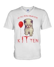 Kitten V-Neck T-Shirt thumbnail