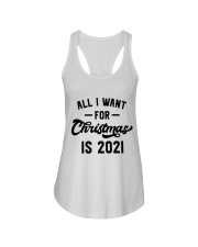All I WANT - FOR Christmas IS 2021 Ladies Flowy Tank thumbnail