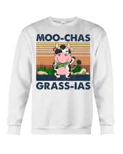 Farm Moo-Chas Grass-Ias Crewneck Sweatshirt tile