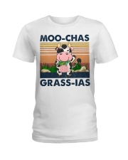 Farm Moo-Chas Grass-Ias Ladies T-Shirt tile