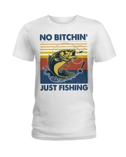 Fishing Just Fishing Ladies T-Shirt tile