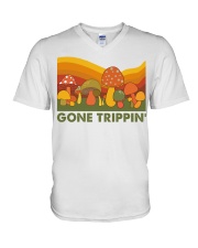 Mushroom Gone Trippin' V-Neck T-Shirt tile