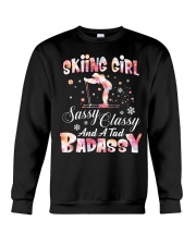 Skiing Girl Crewneck Sweatshirt tile