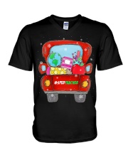 Teacher Sped Teacher V-Neck T-Shirt tile