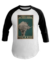 Animal You A Kiss Baseball Tee tile