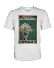 Animal You A Kiss V-Neck T-Shirt tile