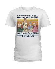 She Also Needs Friends Ladies T-Shirt tile