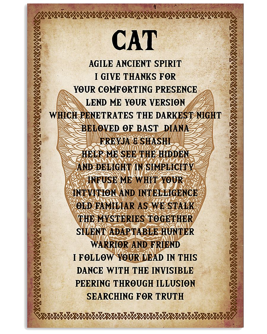 Cat Poster 11x17 Poster