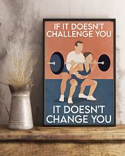 Fitness If It Doesn't Challenge You 16x24 Poster lifestyle-poster-3