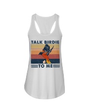 Golf Talk Birdie To Me Ladies Flowy Tank tile