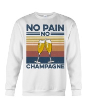 Gym No Pain No Champagne Crewneck Sweatshirt tile