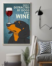 Dog Dachshund And Wine 16x24 Poster lifestyle-poster-1