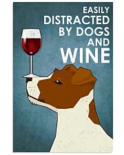 Dogs Jack Russell And Wine 16x24 Poster front