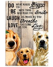 Dog Labrador Laugh Love Live 16x24 Poster front